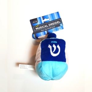 Rite Lite Embroidered Soft Hanukkah Musical Blue and White Dreidel Ages 1+